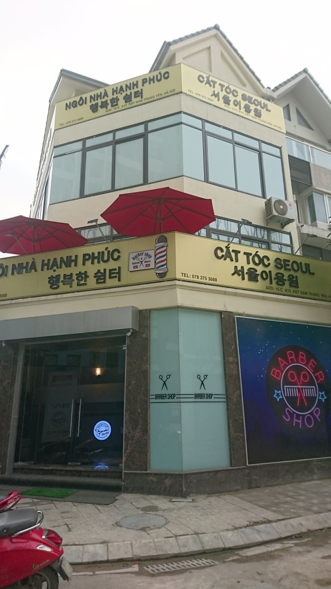 Tiệm cắt tóc Seoul